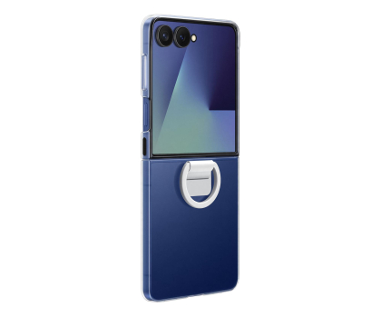 Etui / obudowa na smartfona Samsung Ring Case Clear do Galaxy Z Flip7 transparent